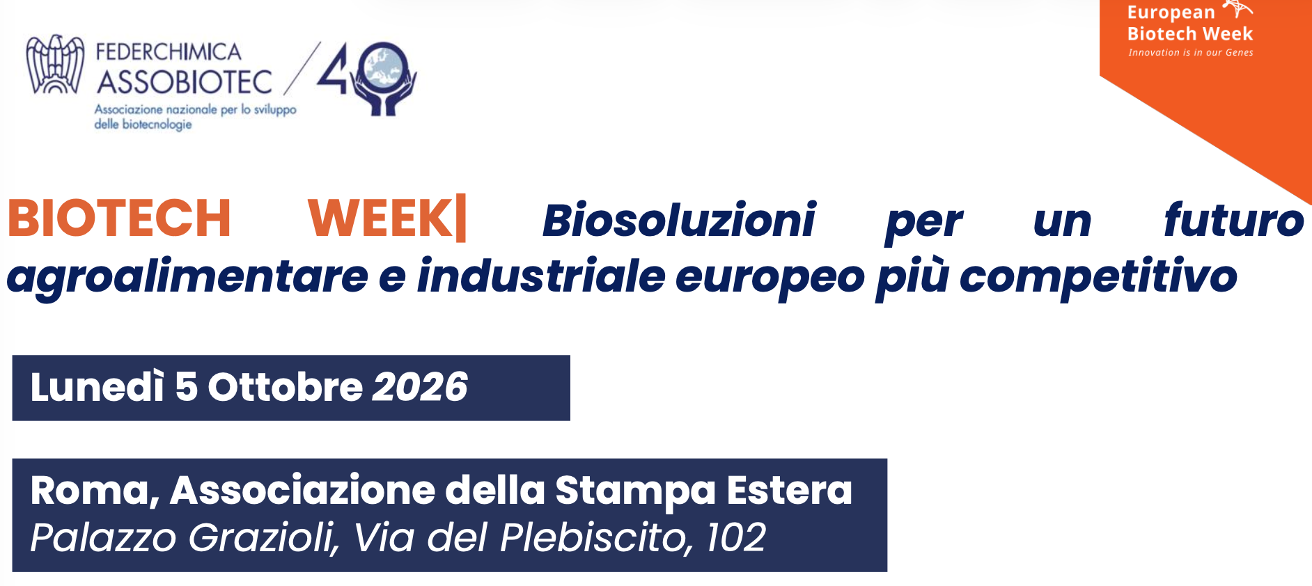 Biosolutions: Driving Europe's Agri-Food and Industrial Future and Competitiveness